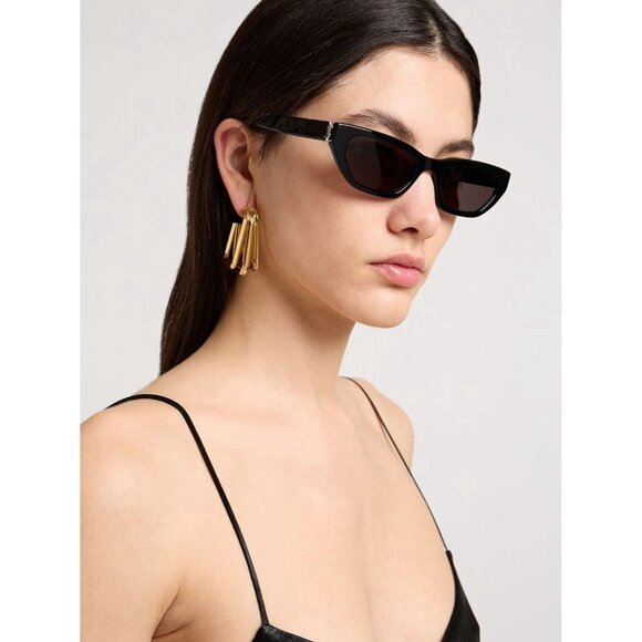 SAINT LAURENT SL M126 Sunglasses Black - Picture 1 of 5